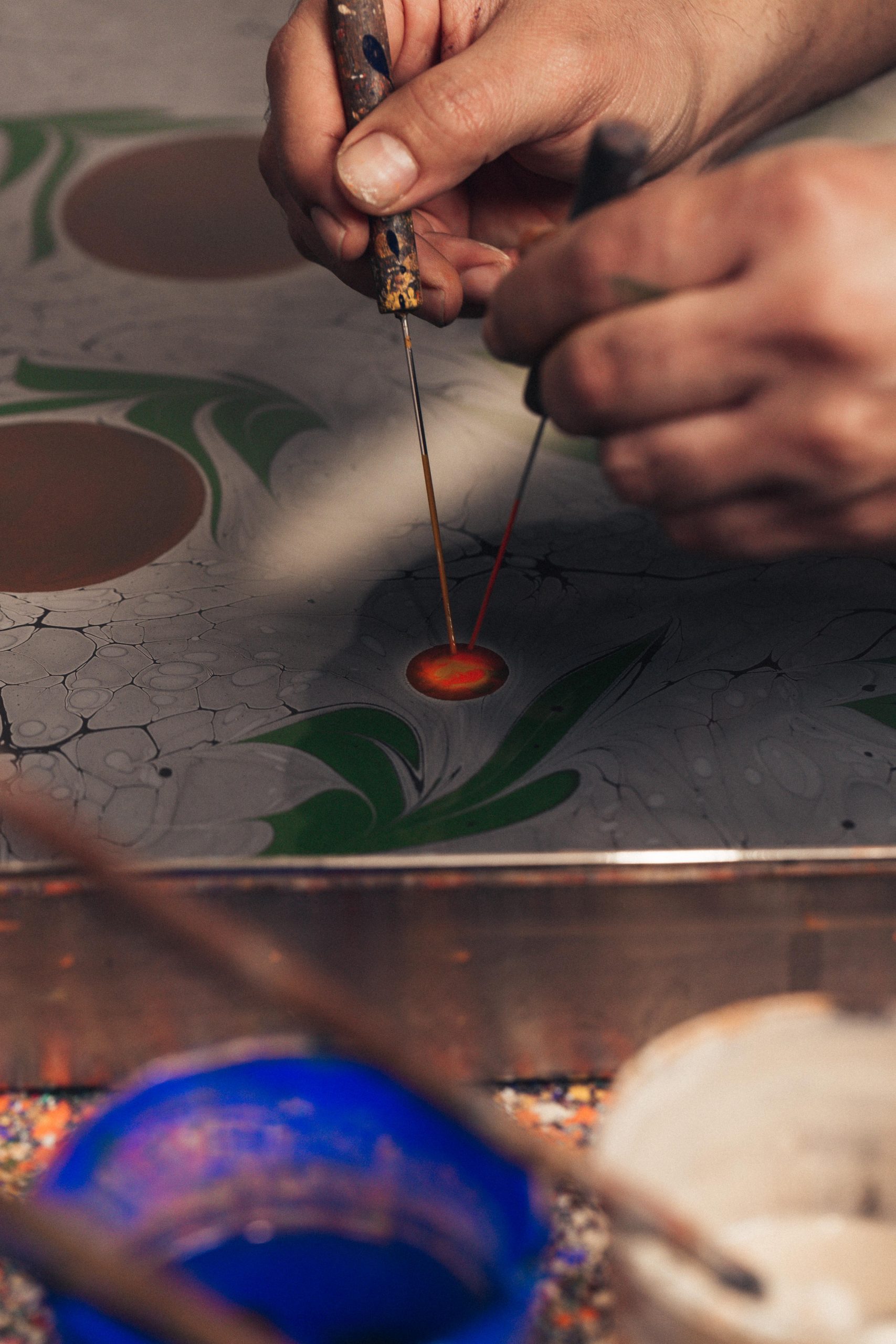 Chandon Garden Spritz, artisan know-how, set design for Caractères Paris, photography by Germain Gilbert, Époque studio, Paris - 8