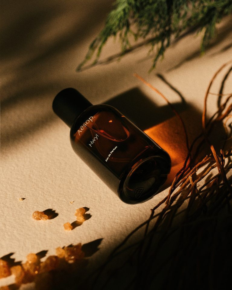 Aesop Ingrédients, perfume still life with raw ingredients - 2