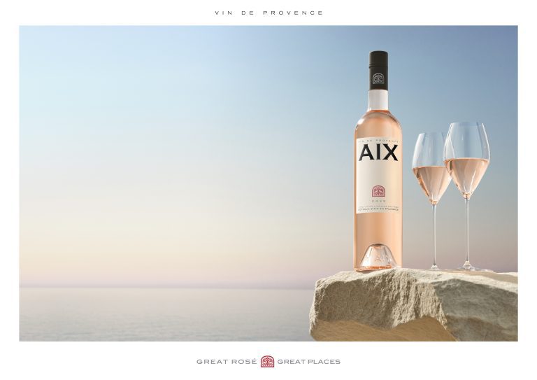AIX rosé, Maison Saint Aix, advertising keyvisual and digital content, Germain Gilbert, Époque studio, Paris - 1