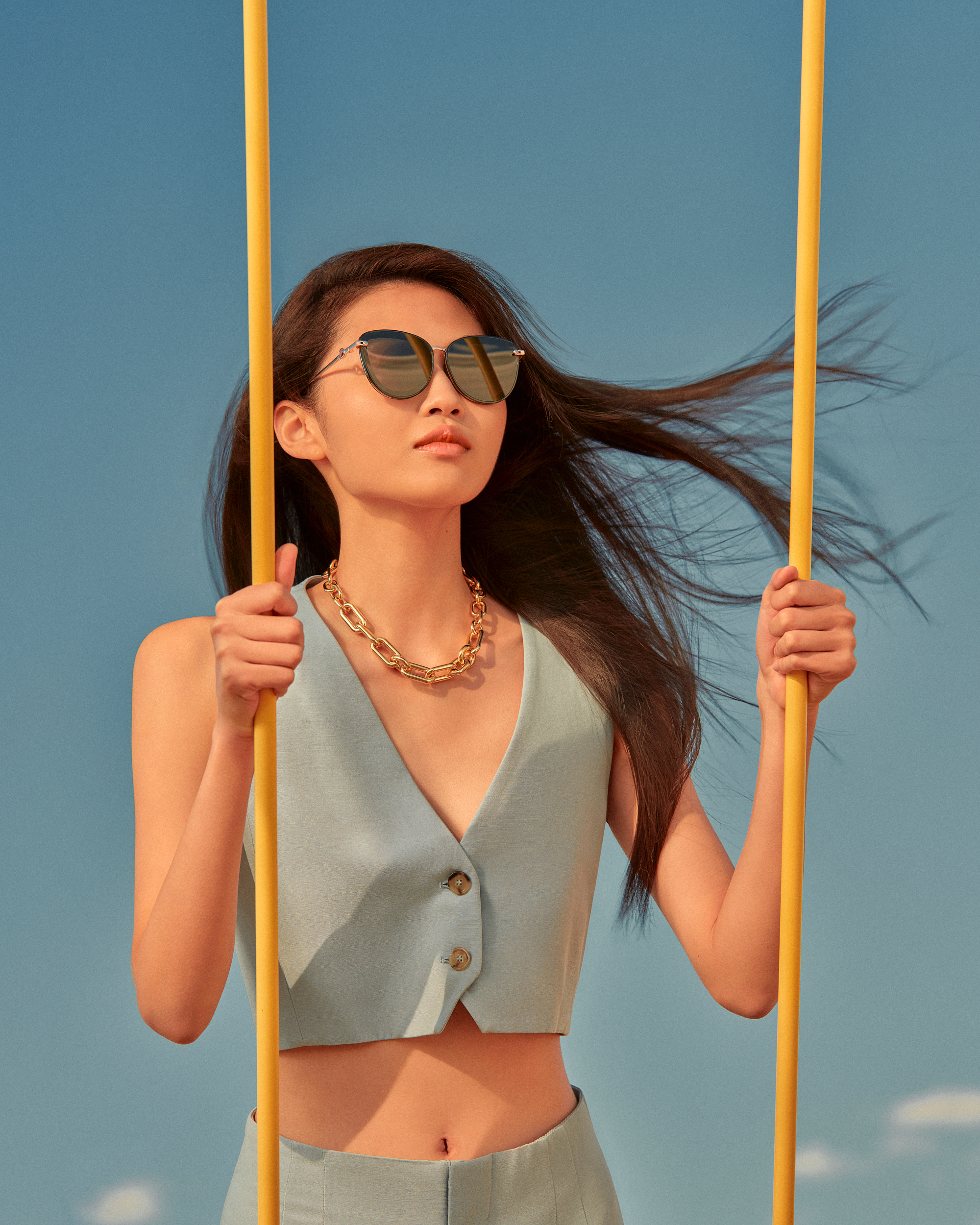 Sweet Pain, lunettes de soleil, Never Mind Gravity, Germain Gilbert, Époque studio, Paris - 9